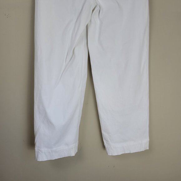 Spanx Stretch Twill Cropped Wide Leg Pants - Picture 8 of 11